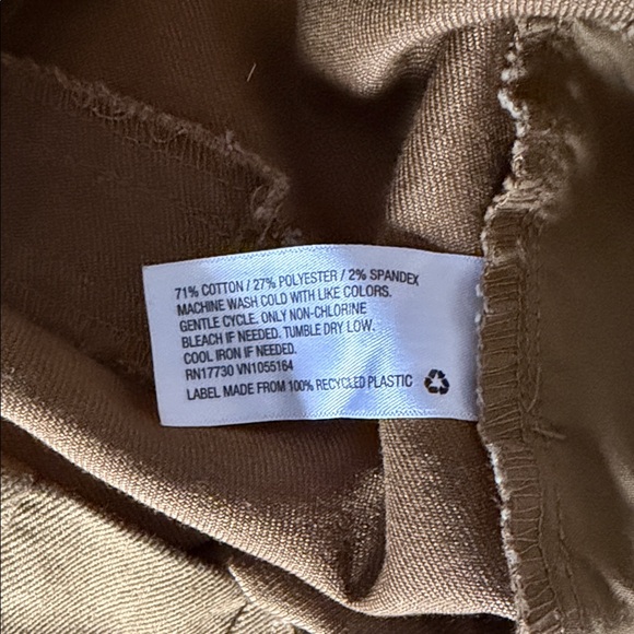 a new day Womens High-Waisted Belted Trouser Career Academia Pant Khaki Size 4 - Picture 11 of 12